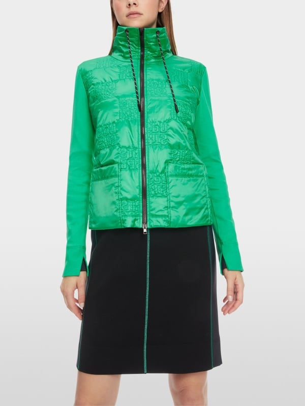 Marc Cain Wattierte Jacke mit gestepptem Oberstoff Hotsell