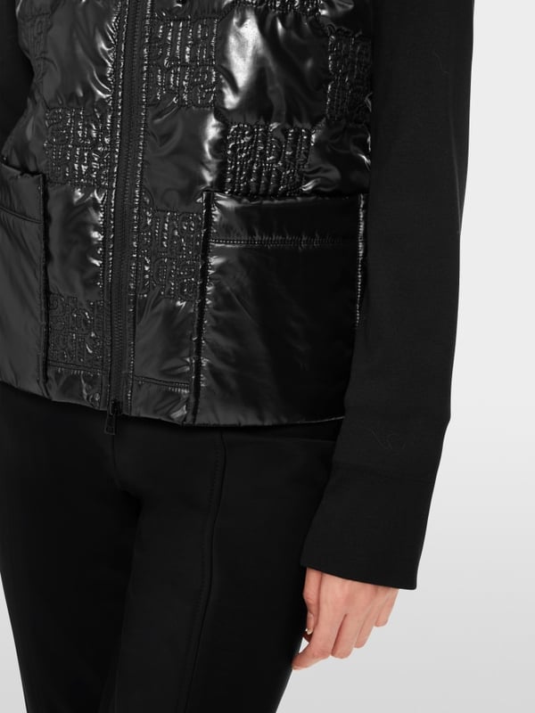 Marc Cain Wattierte Jacke mit gestepptem Oberstoff im Angebot