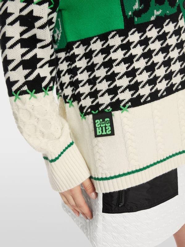 Marc Cain Muster-Mix-Cardigan aus Wolle Online