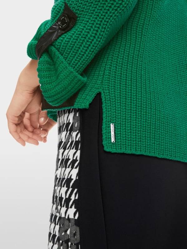 Marc Cain Shiny Patches Sweater Knitted in Germany Angebote