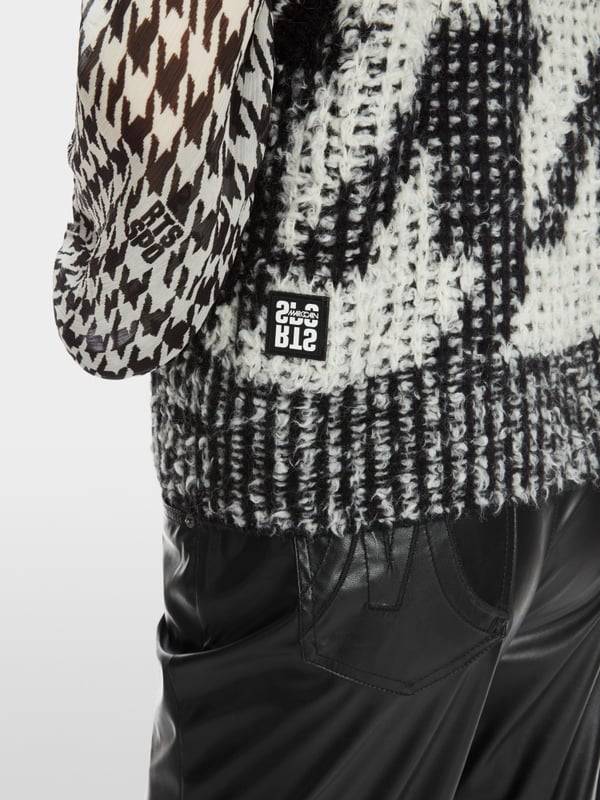 Marc Cain Chickcheck-Pullunder Knitted in Germany Online