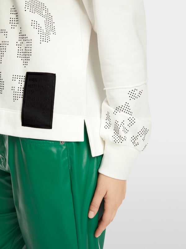 Marc Cain Sweatshirt im Muster-Mix Hotsell