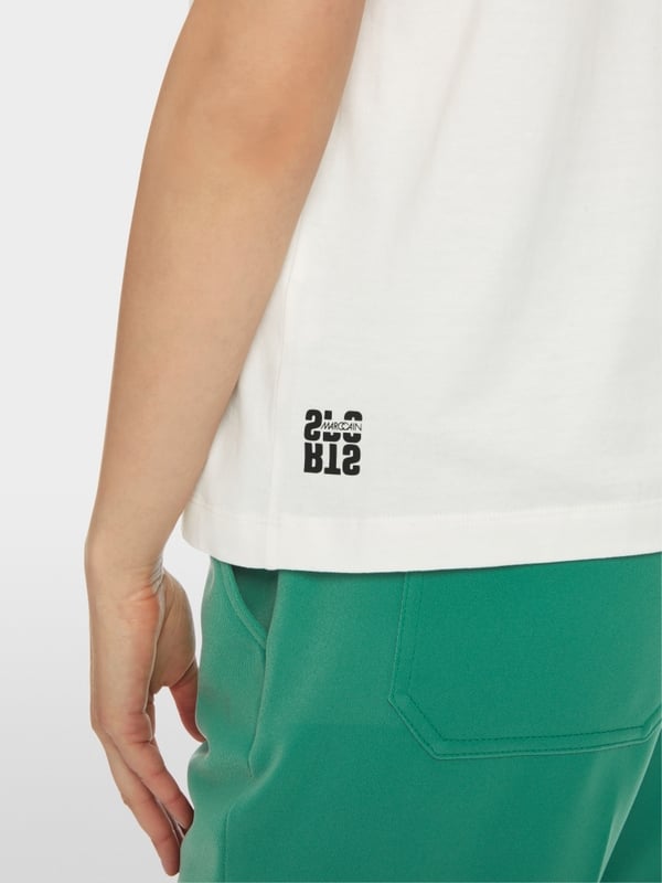 Marc Cain T-Shirt mit platziertem Chickcheck Blitzverkäufe