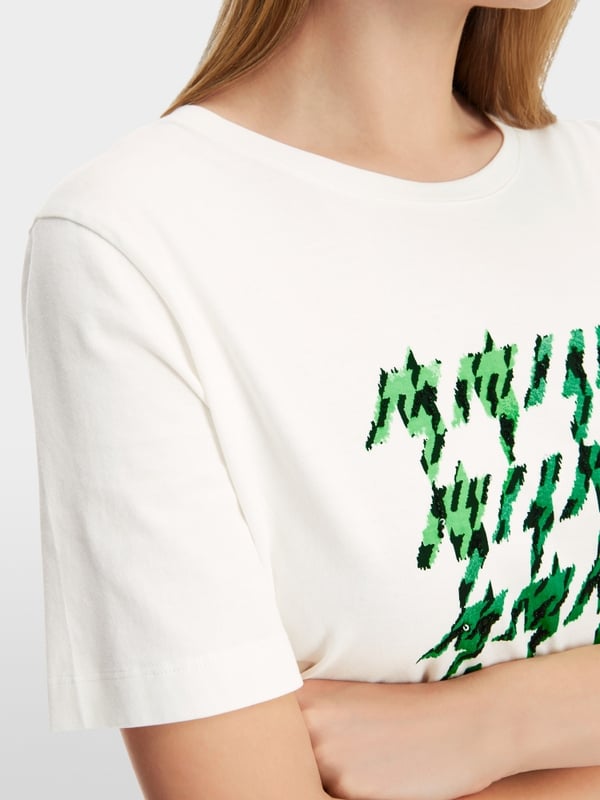 Marc Cain T-Shirt mit platziertem Chickcheck Blitzverkäufe