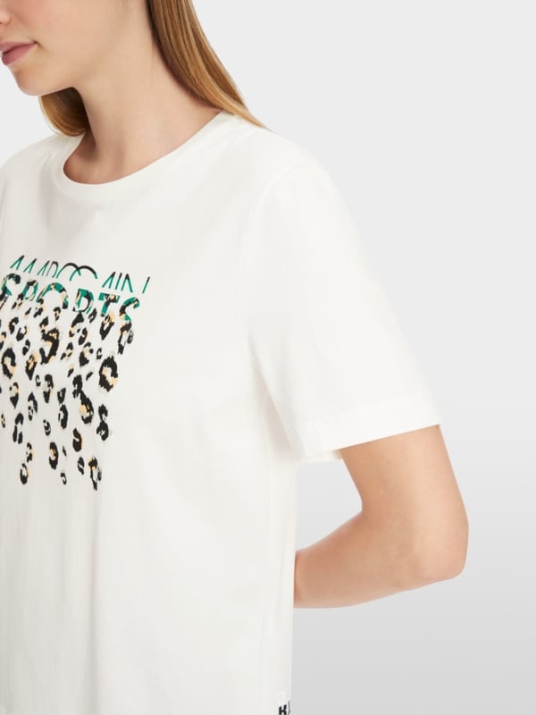 Marc Cain T-Shirt mit Greo-Print Günstiger Verkauf
