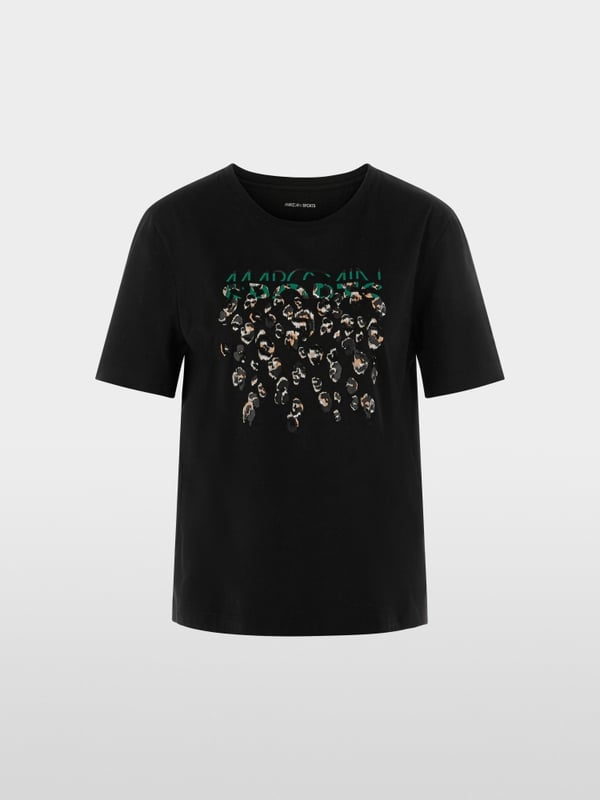 Marc Cain T-Shirt mit Greo-Print Fabrik Onlineshop
