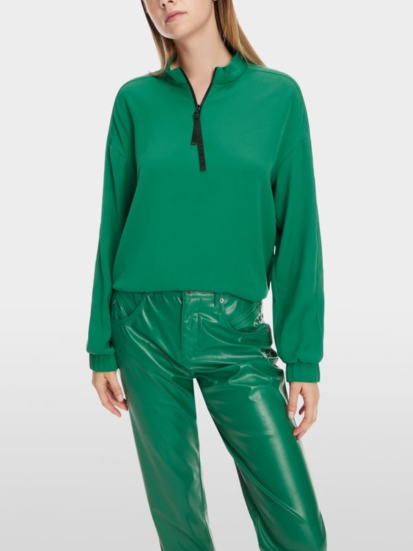 Marc Cain Schlupf-Bluse mit Reißverschluss im Angebot