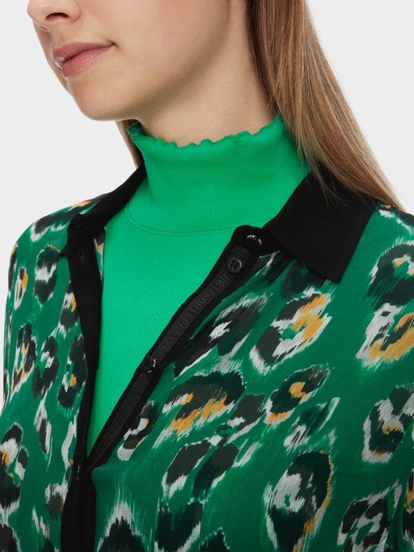 Marc Cain Hemdbluse mit Greo-Print Günstiger Verkauf