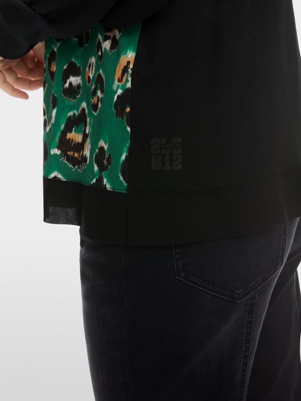 Marc Cain Bluse mit Greo-Print Fabrikverkauf