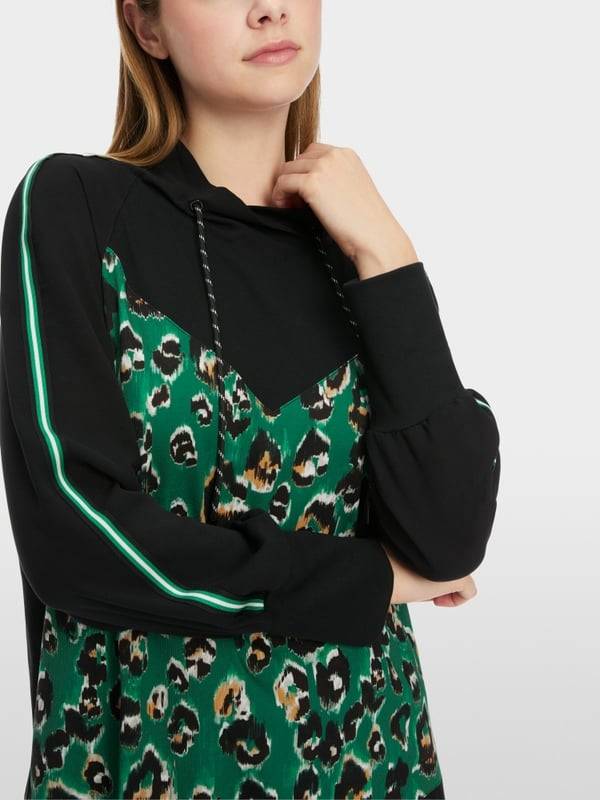 Marc Cain Bluse mit Greo-Print Fabrikverkauf