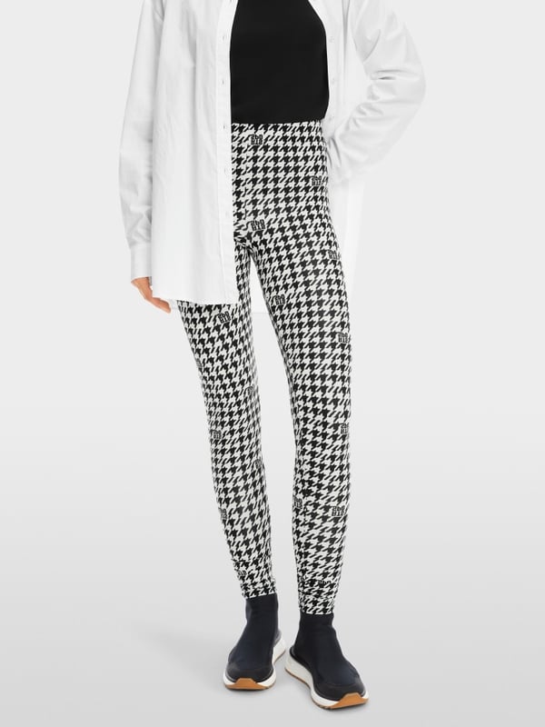Marc Cain Chickcheck-Leggings aus Techno-Stretch Online