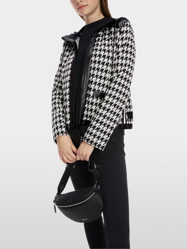 Marc Cain Chickcheck-Jacke mit Kapuze Blitzverkäufe