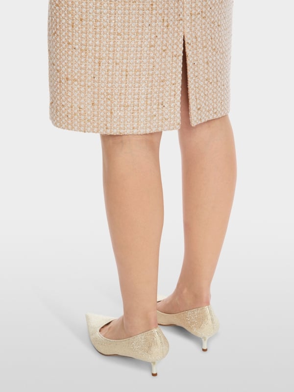 Marc Cain Glitzerndes Kleid mit Stickerei Verkauf