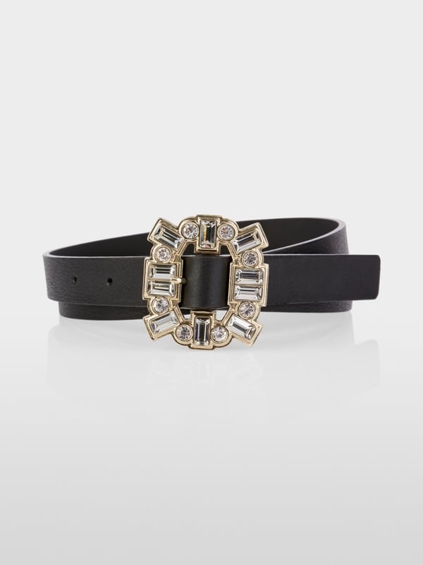 Marc Cain Hüft-Gürtel mit Strass-Schließe