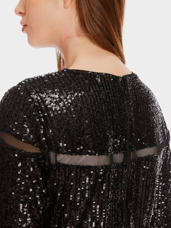 Marc Cain Pailletten-Kleid Günstiger Verkauf