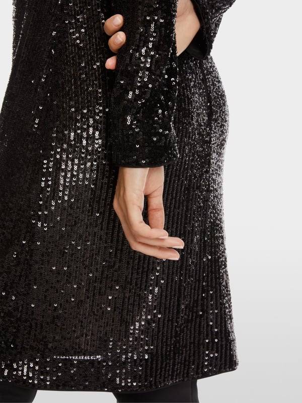 Marc Cain Pailletten-Kleid Günstiger Verkauf