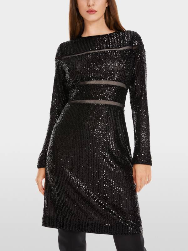 Marc Cain Pailletten-Kleid Günstiger Verkauf