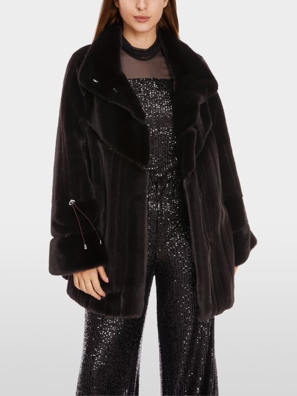 Marc Cain Outdoor-Jacke mit Fun Fur Blitzverkäufe