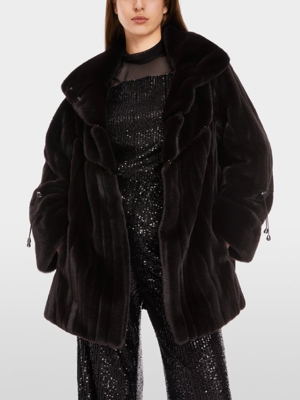 Marc Cain Outdoor-Jacke mit Fun Fur Blitzverkäufe