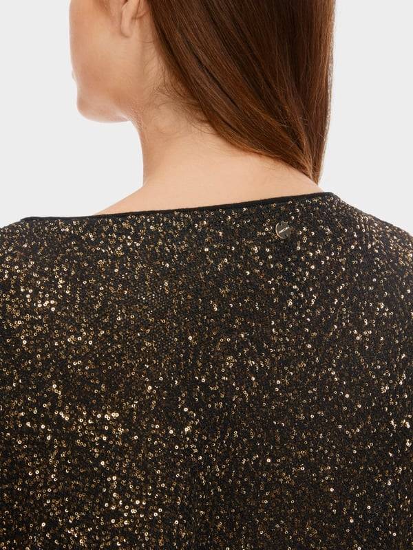 Marc Cain Poncho mit Straußenfedern Outlet