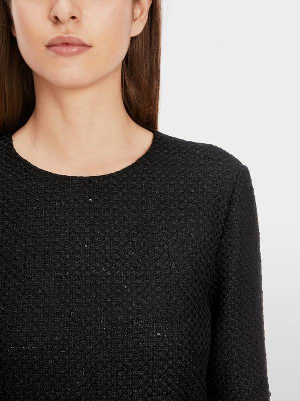 Marc Cain Glitzerndes Kleid mit Stickerei Angebote