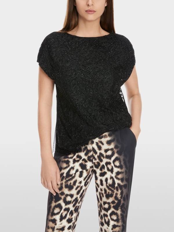 Marc Cain Voile-Bluse mit Stickerei Meist gekauft