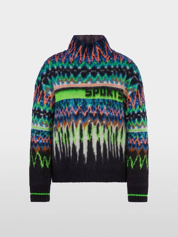 Marc Cain Jacquard-Sweater Knitted in Germany Auslauf