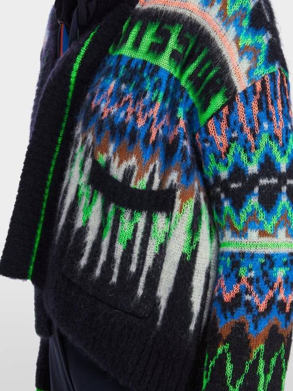 Marc Cain Jacquard-Cardigan Knitted in Germany im Angebot