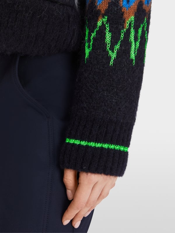 Marc Cain Jacquard-Cardigan Knitted in Germany im Angebot