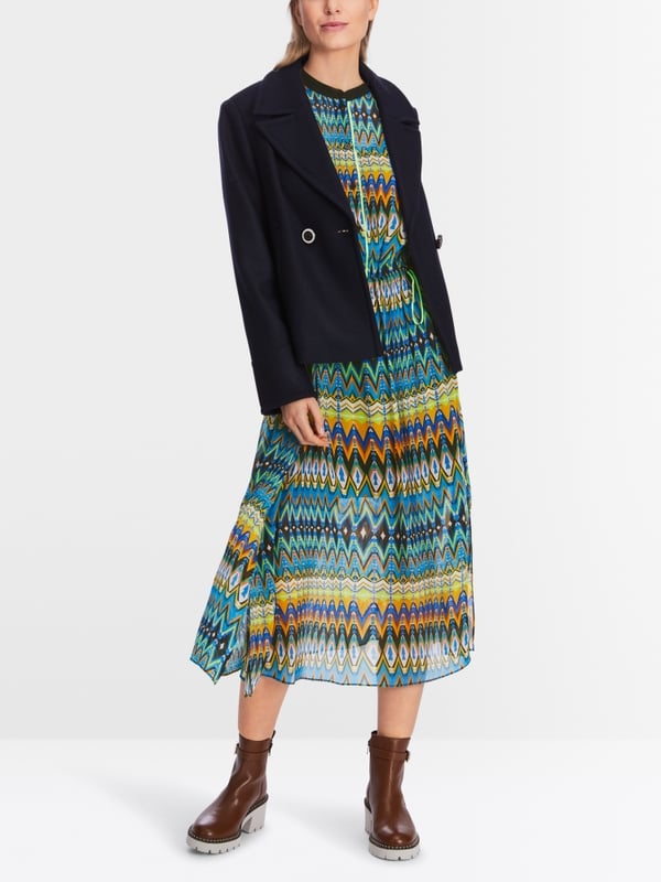 Marc Cain Viskose-Kleid in Midi Preisnachlass