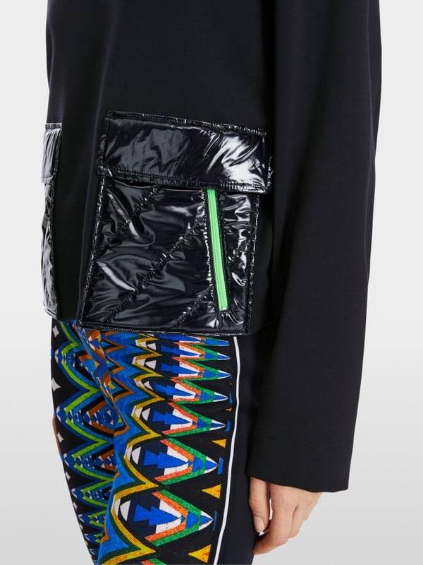 Marc Cain Oversized Sweatshirt in Materialmix Online