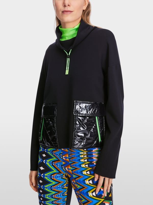 Marc Cain Oversized Sweatshirt in Materialmix Online
