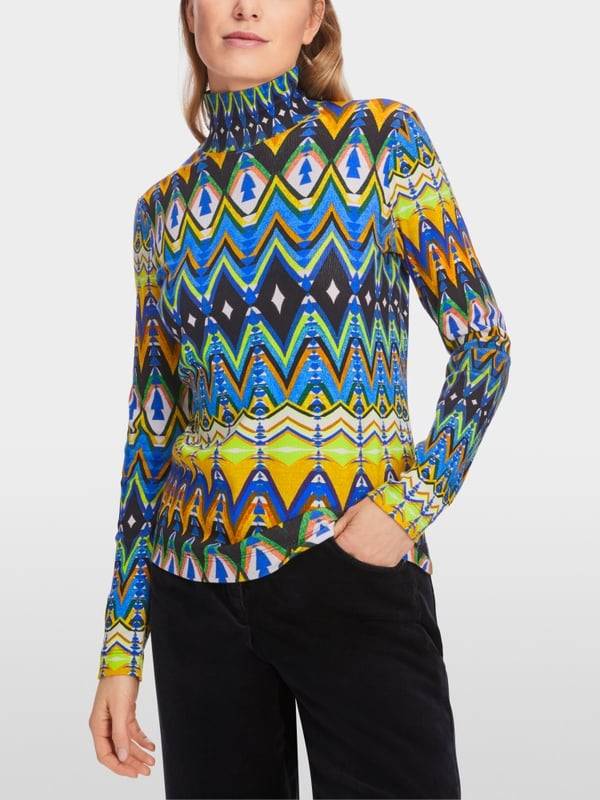 Marc Cain Longsleeve mit Allover-Dessin Hotsell