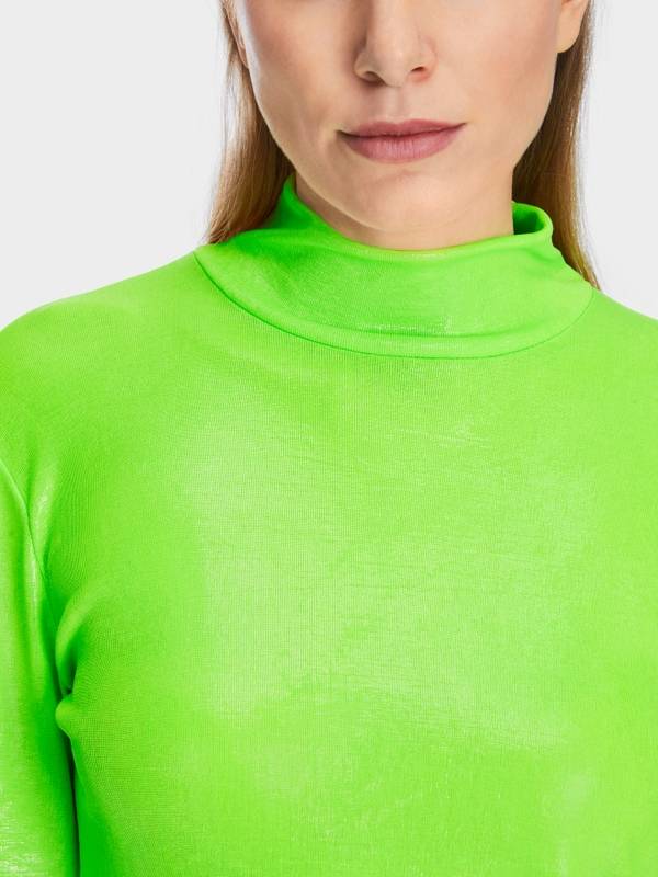 Marc Cain Longsleeve mit Glanz-Effekt Auslauf