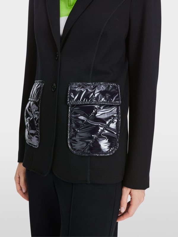 Marc Cain Jersey-Blazer in Materialmix Angebote