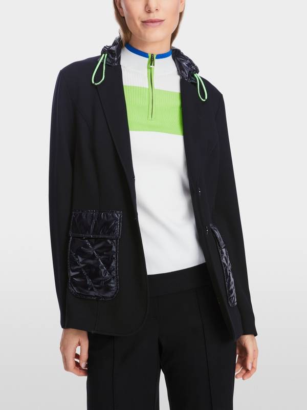 Marc Cain Jersey-Blazer in Materialmix Angebote