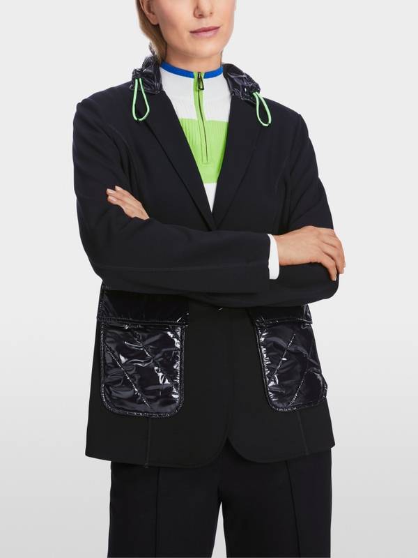 Marc Cain Jersey-Blazer in Materialmix Angebote