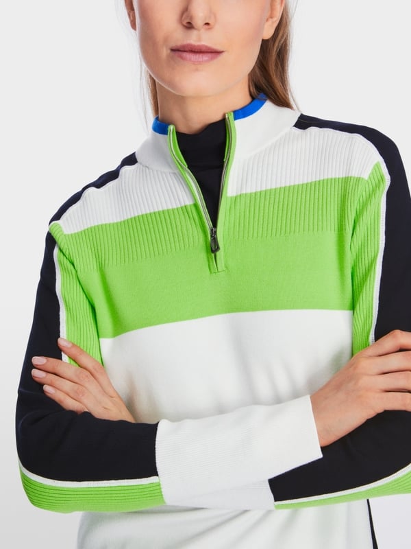 Marc Cain Sweater mit Colorblocking im Angebot