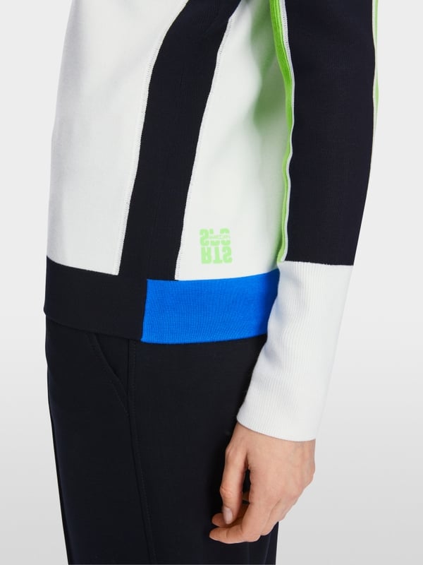 Marc Cain Sweater mit Colorblocking im Angebot