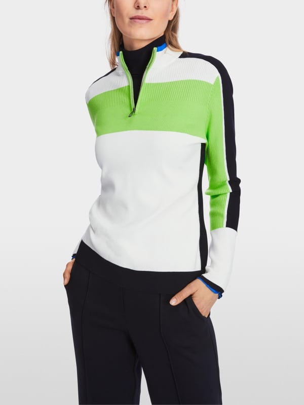 Marc Cain Sweater mit Colorblocking im Angebot