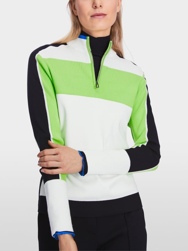 Marc Cain Sweater mit Colorblocking im Angebot