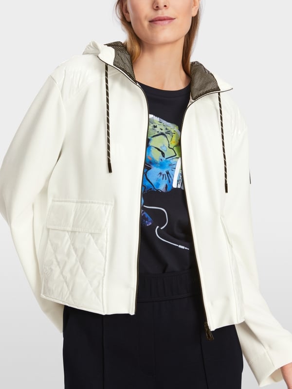 Marc Cain Zippjacke mit Kapuze Schlussverkauf