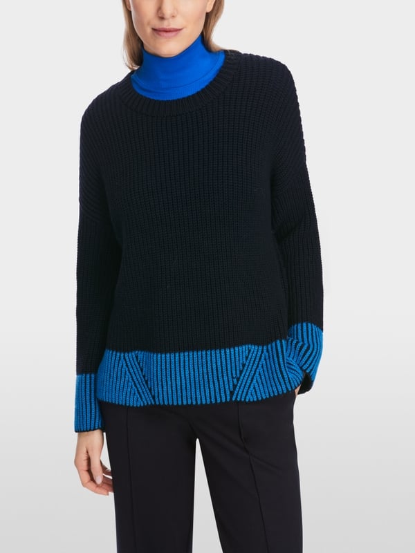 Marc Cain Oversized Sweater Knitted in Germany Günstiger Verkauf