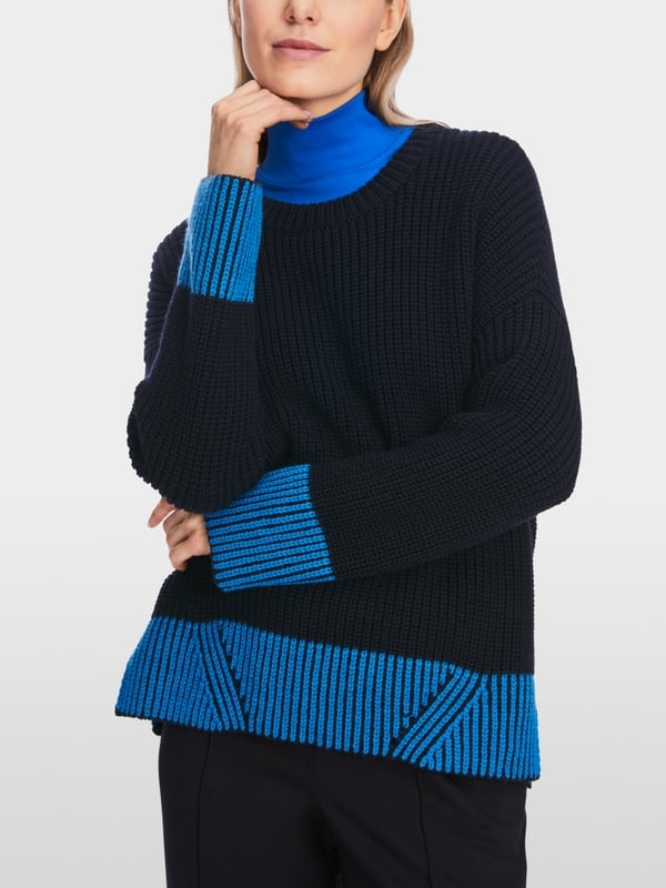 Marc Cain Oversized Sweater Knitted in Germany Günstiger Verkauf