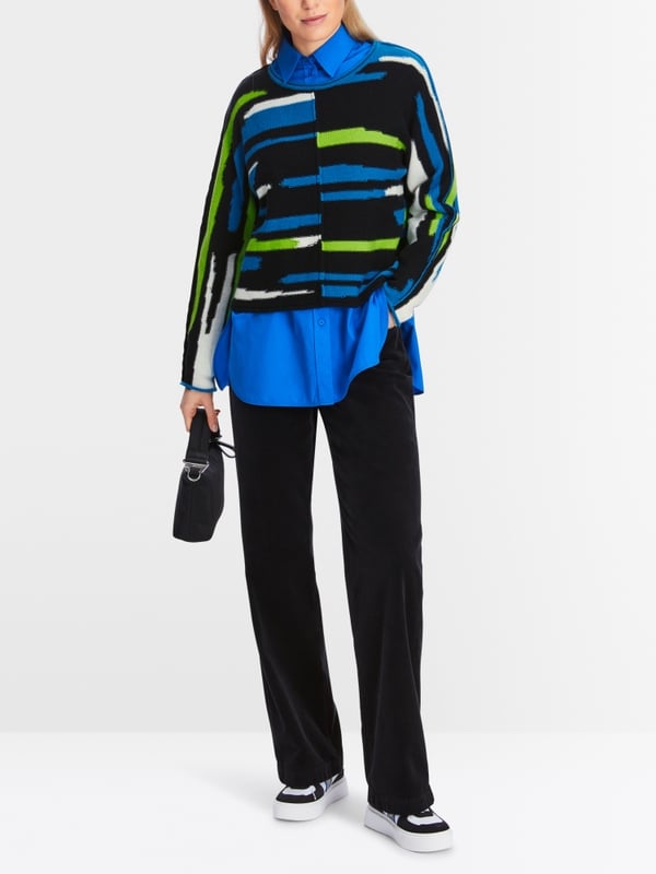 Marc Cain Oversized Sweater in Wolle/Kaschmir