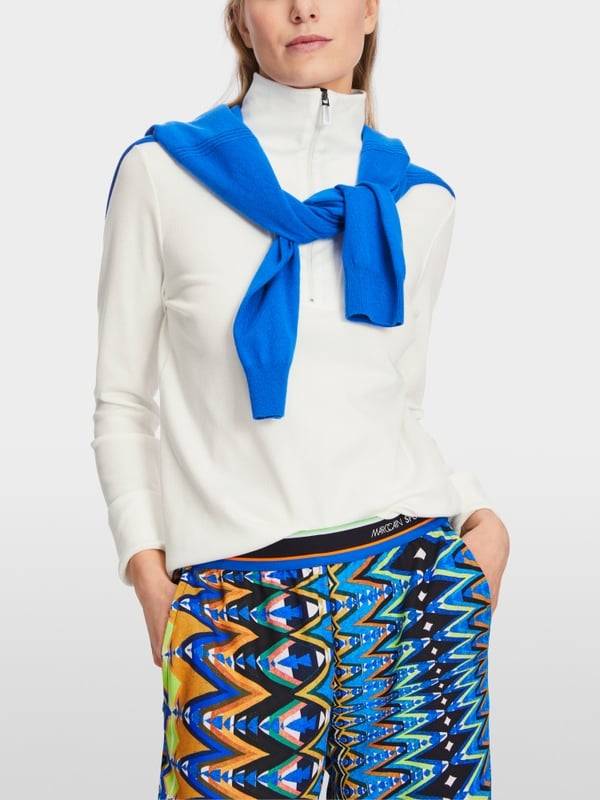 Marc Cain Longsleeve mit Zippverschluss Outlet