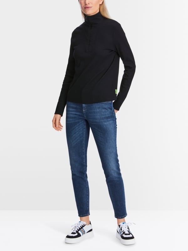 Marc Cain Longsleeve mit Zippverschluss Auslauf