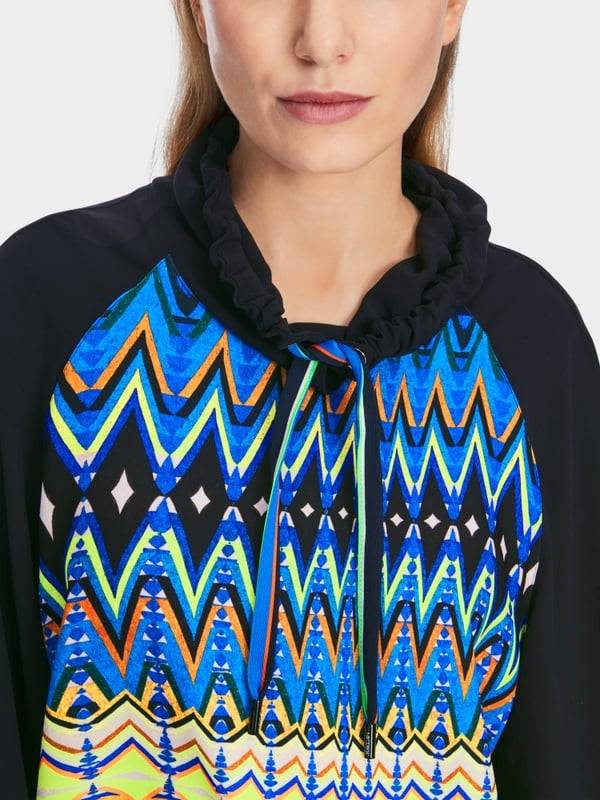 Marc Cain Sportive Bluse mit Raglan Schlussverkauf