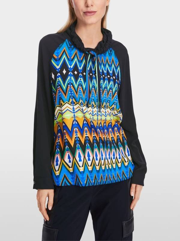Marc Cain Sportive Bluse mit Raglan Schlussverkauf