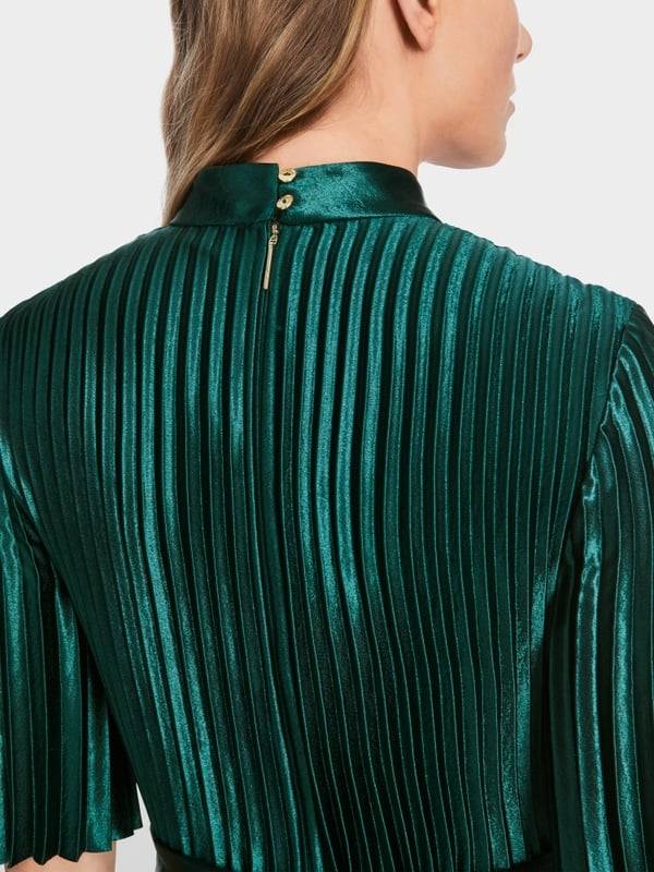 Marc Cain Samtiges Plissekleid Online
